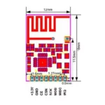 ماژول Mini NRF24L01+ SMD wireless