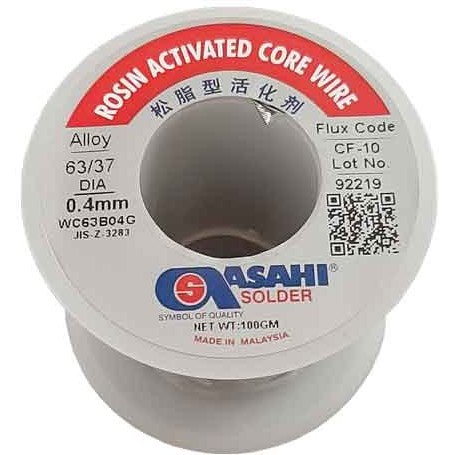 سیم لحیم 0.4mm 100gr مارک ASAHI