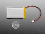 باتری لیتیوم پلیمر 3.7v ظرفیت 2000mAh (2)