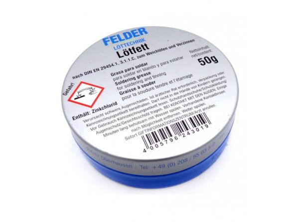 روغن لحیم آلمانی ۵۰ گرمی FELDER اصل آلمان
