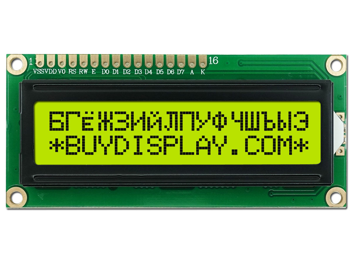 LCD Module HD44780 16x2 Display