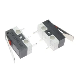 میکروسوئیچ اهرمی 2A 125VAC اهرم دار 13mm مدل KW10