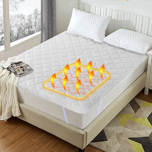 گرمکن تخت و تشک 16 متری تسلا شاپ با المنت کرهای اصل و دیمر ولومی حرفهای - نصب شده زیر ملحفه