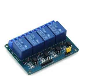 ماژول رله 5 ولت 4 کاناله 10 آمپر
