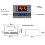 ماژول ترموستات دیجیتال مناسب برق شهر 220 ولت بهمراه سنسور دما HW-W3001 (2)
