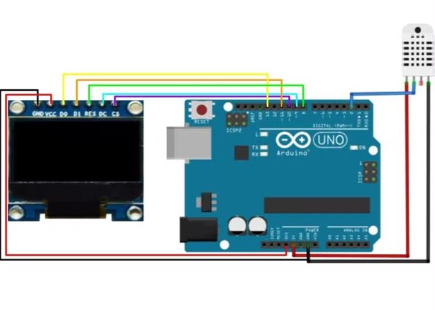 ماژول نمایشگر OLED سفید