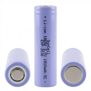 باتری شارژی 18650سان سل (SunCell) لیتیوم یون 3.7 ولت با ظرفیت 1800mAh 5C