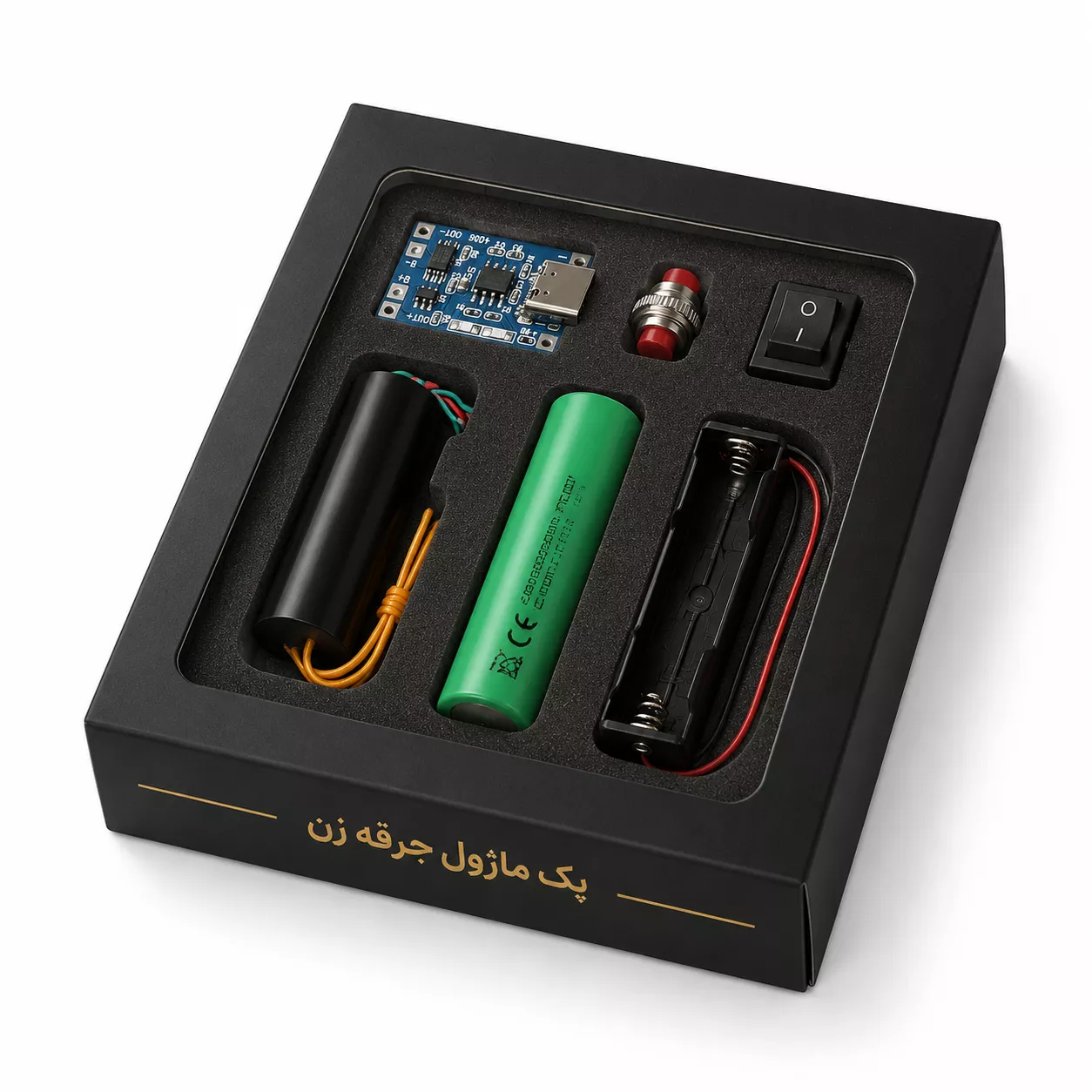 پک کامل ساخت ماژول جرقه زن 1000KV اصل 4 پک کامل ساخت ماژول جرقه زن