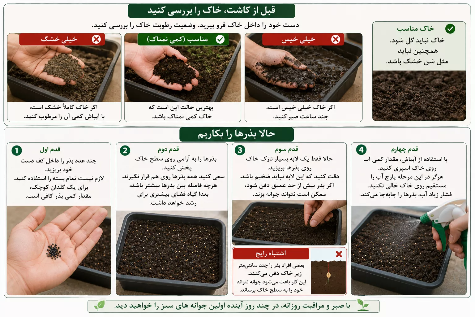 آموزش ساخت گلخانه خانگی ارزان | قدم به قدم تا برداشت اولین گیاه شما 6 آموزش ساخت گلخانه خانگی ارزان | قدم به قدم تا برداشت اولین سبزی تازه