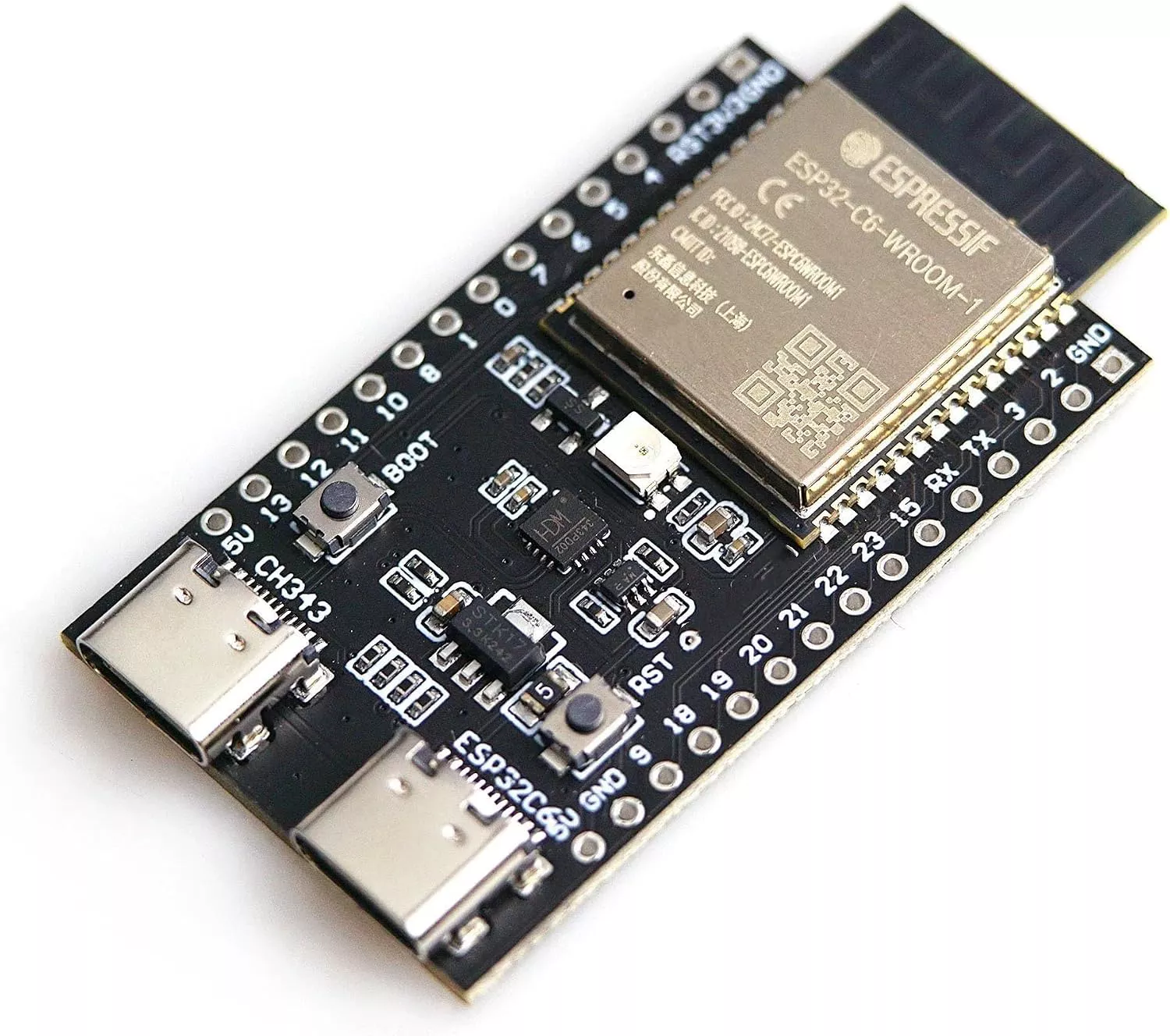 برد توسعه ESP32-C6 N16R8 (8) برد توسعه ESP32-C6 N16R8