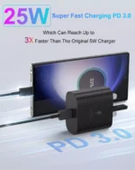 شارژر دیواری 25 وات سامسونگ مدل T2510