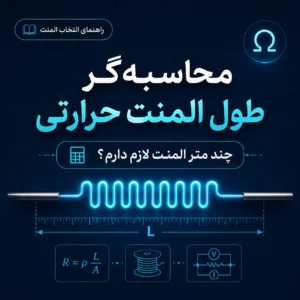 محاسبه‌گر طول المنت حرارتی چند متر المنت برای پروژه من لازم است؟