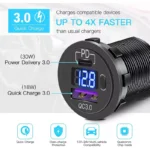 شارژر USB خودرویی روپنلی گرد