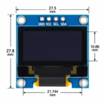 ماژول OLED 0.96 اینچ آبی رزولیشن 128x64 دارای رابط I2C - تصویر 3